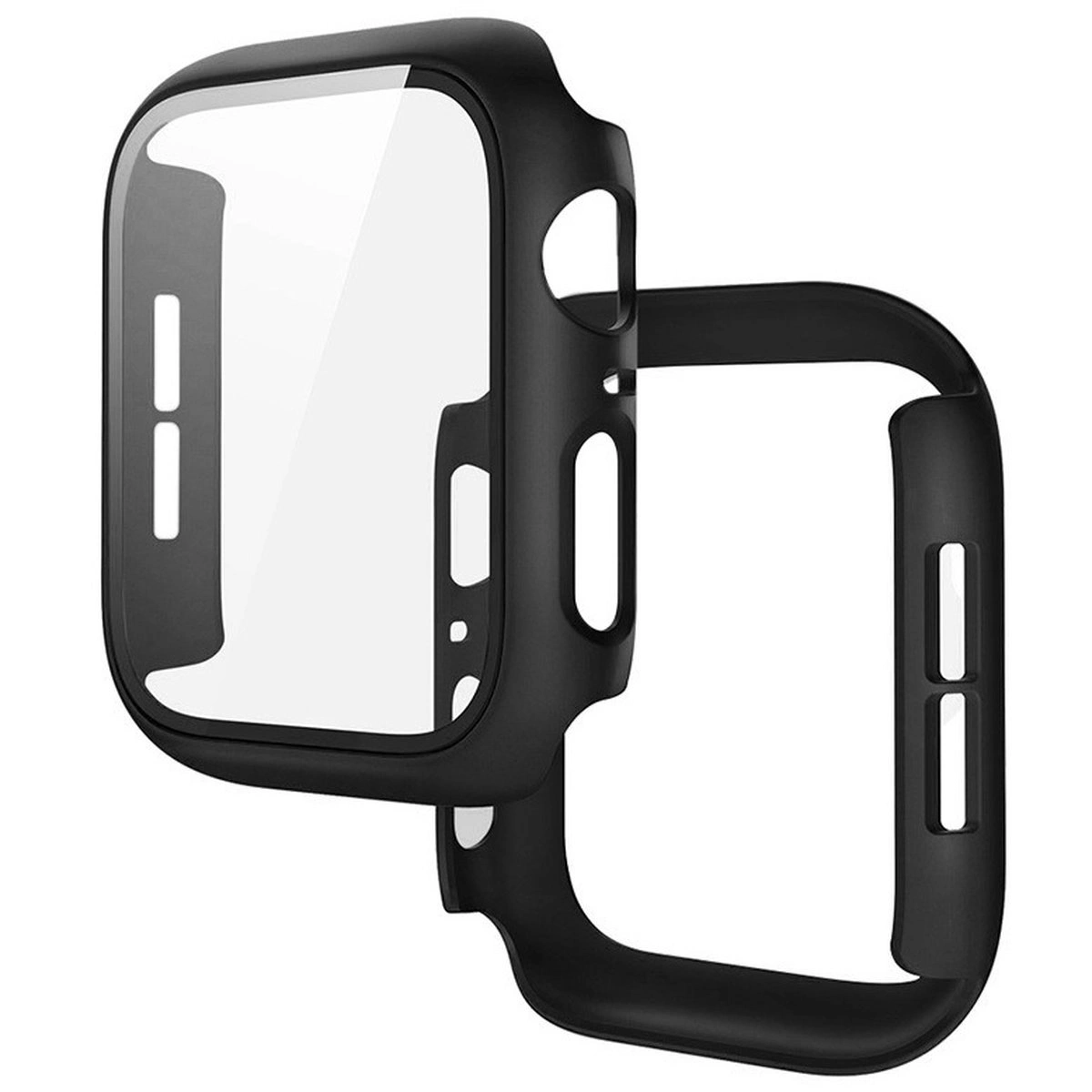 Etui z wbudowanym szkłem Bizon Case Watch Adamo do Apple Watch SE 3 / SE 2 / SE / 6 / 5 / 4 (44 mm)